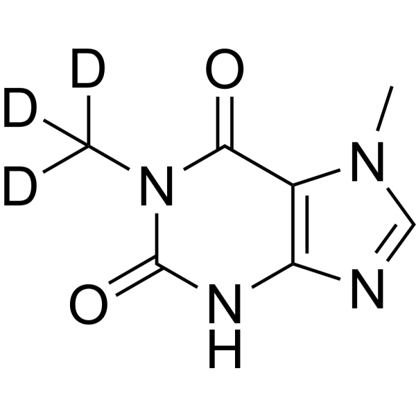 7-Methyl-1-(methyl-d3)-3,7-dihydro-1H-purine-2,6-dione 188297-90-7